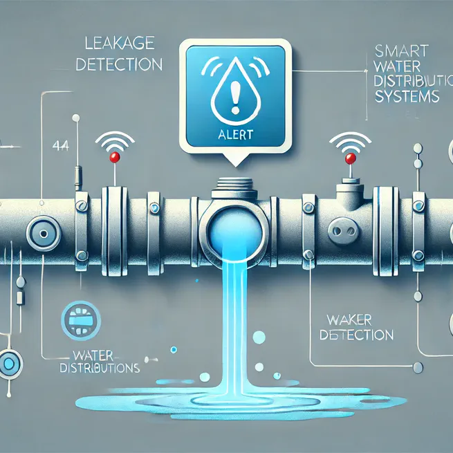 Leakage Detection in Smart Water-Distribution Systems